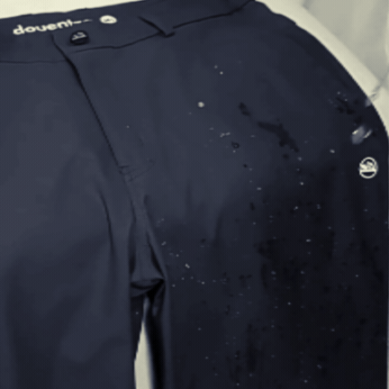 Water splashing on Douentza pants